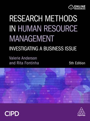 cover image of Research Methods in Human Resource Management